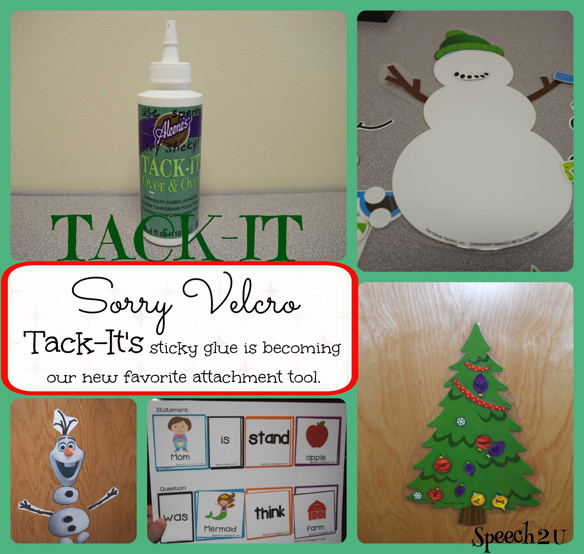 How to use Aleene's Tack It! - Speech Room News