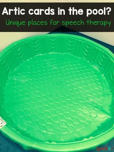 Speech therapy pool