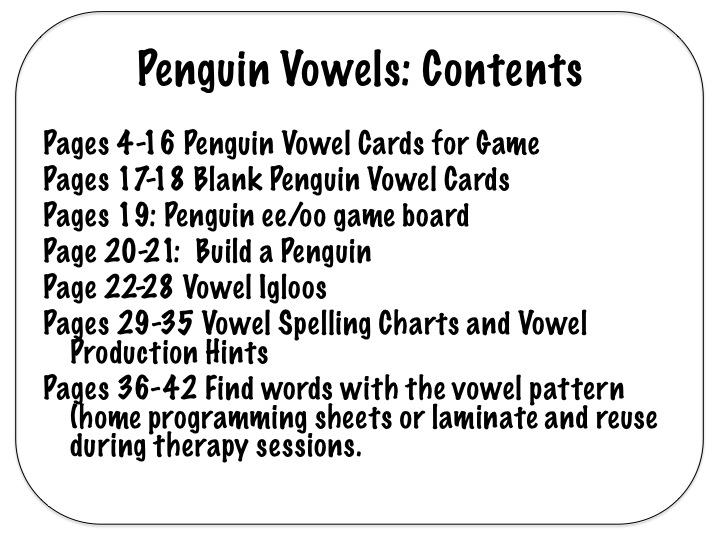 Penguin Vowels