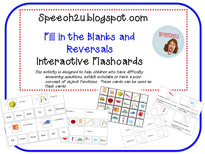 Interactive Flashcards and Fill in the Blank Cards