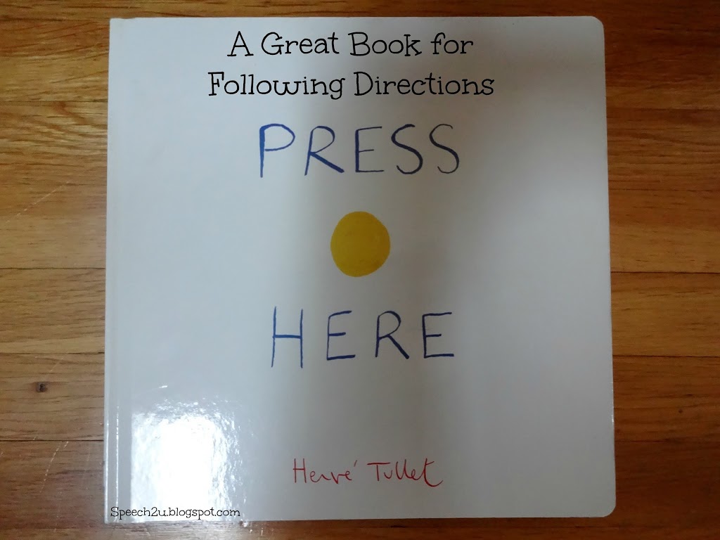 A Unique book to work on Following Directions
