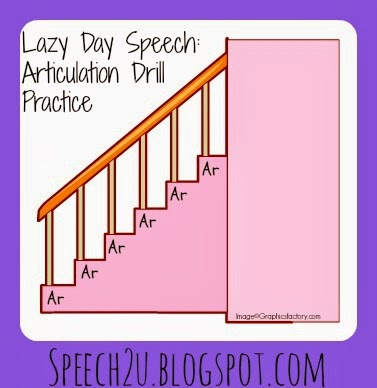 Super Lazy Speech Therapy: Stair-ticulation