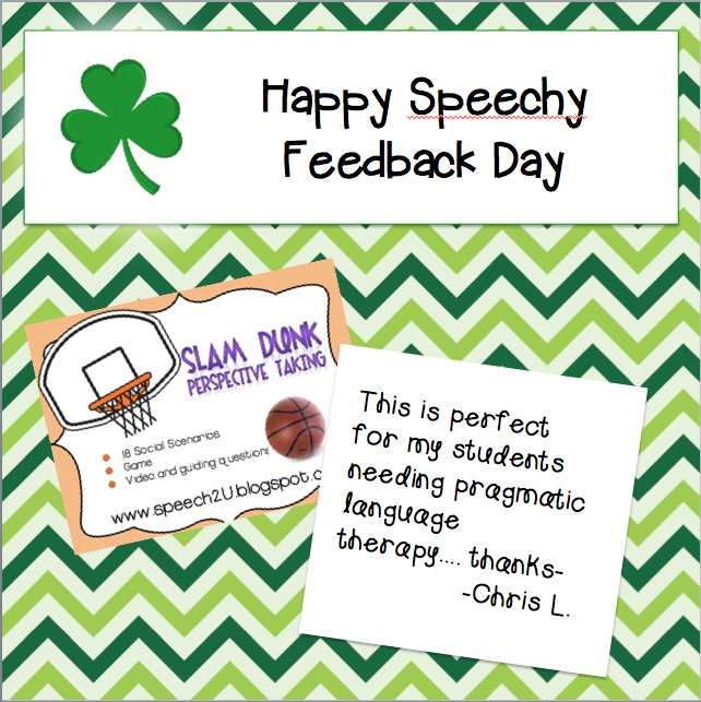 Speechy Feedback link up: March edition