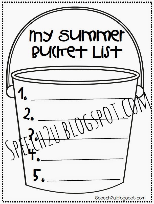 Mama-on-Days:  My Summer Bucket List and a FREEBIE