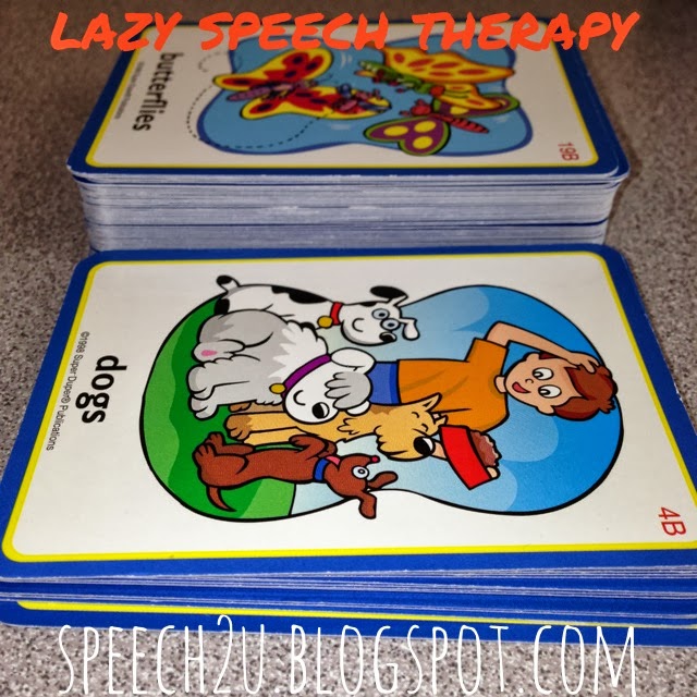 Lazy Speech Therapist: Who has the biggest pile?