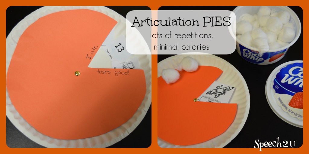 People still eat pumpkin pie at Christmas, right?  Speech Craftivity