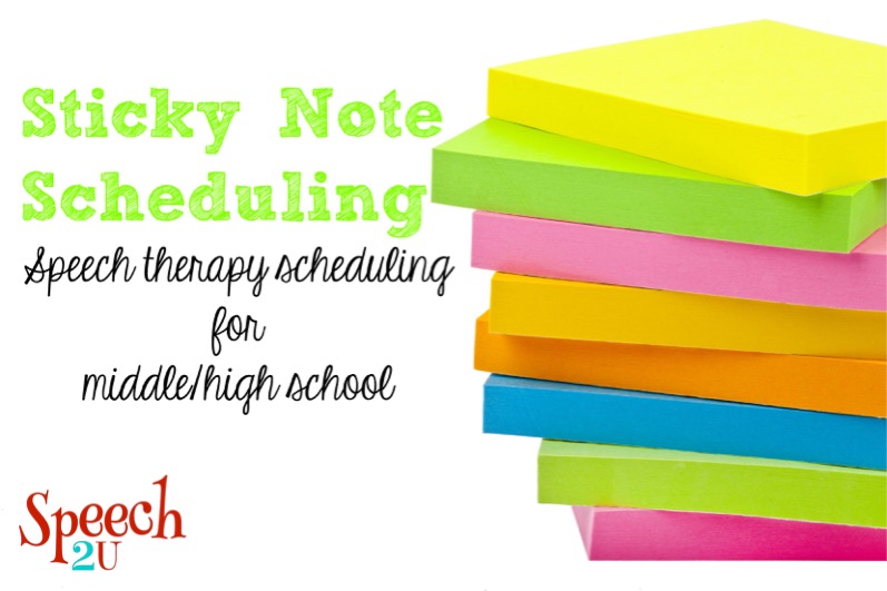 Surviving the First Week-My Sticky Note Scheduling Strategy!