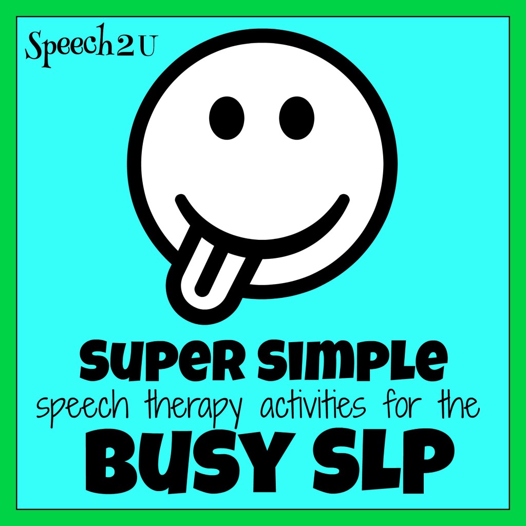 Quick and Easy Speech Therapy Activities: Table top drawings
