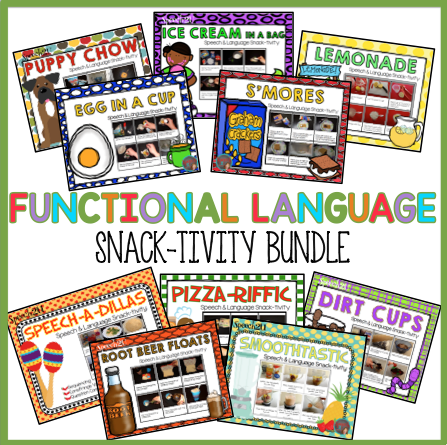 Functional language Activities: Snacks