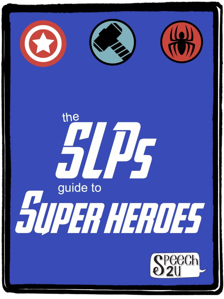 The SLPs guide to Super Heroes {FREEBIE}